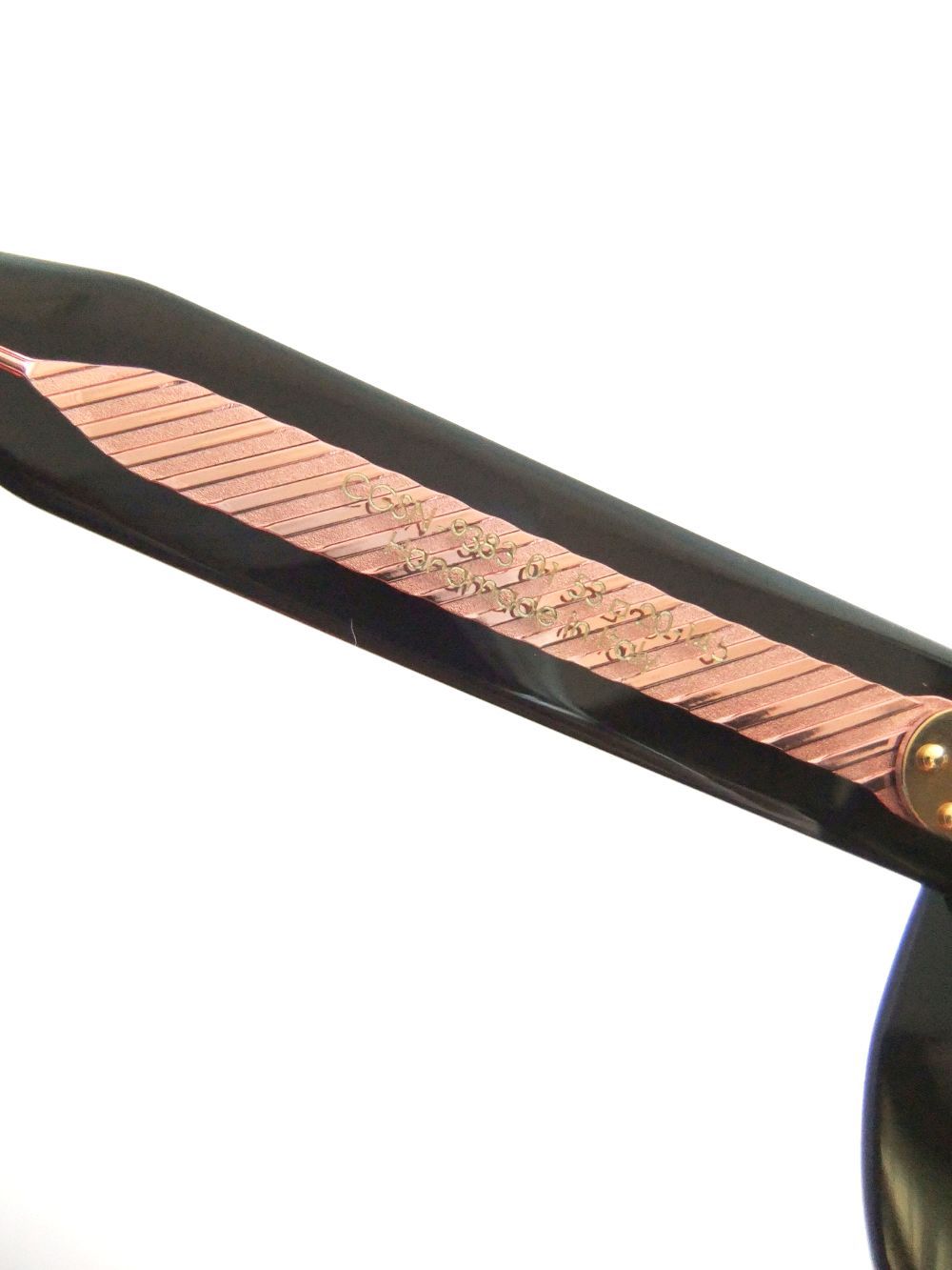 CUTLER AND GROSS    9383 ROUND SUNGLASSES-BLACK