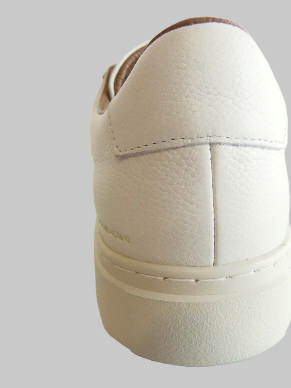 【MENS】 SUPERLIGHT SLIP ON (ホワイト)   レザースニーカー