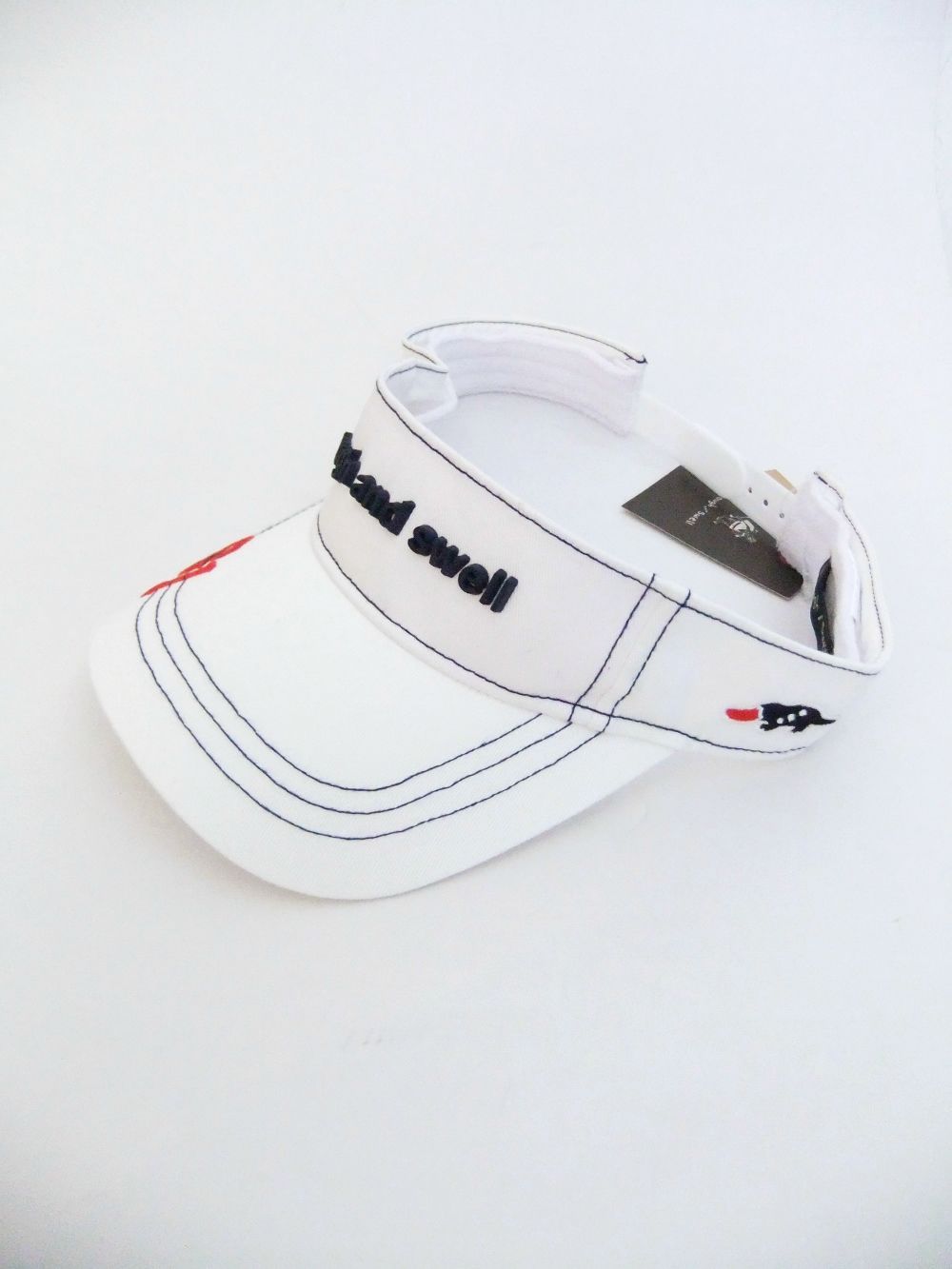SIMPLE LOGO VISOR ( ホワイト) ロゴ入りサンバイザー  RSA-21013