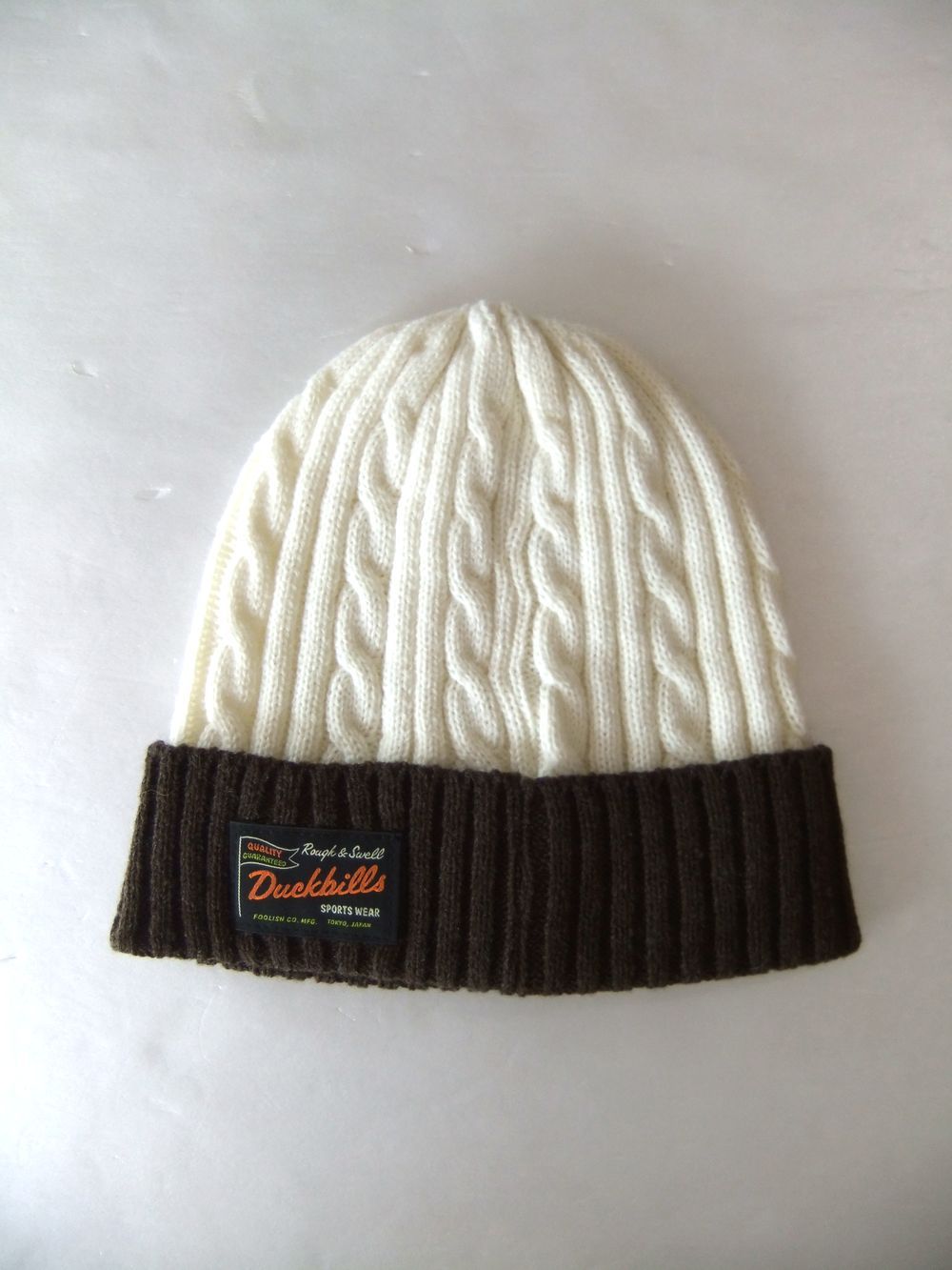 ARAN BEANIE   ロゴニットキャップ  ( ブラウン )   RSA-25208