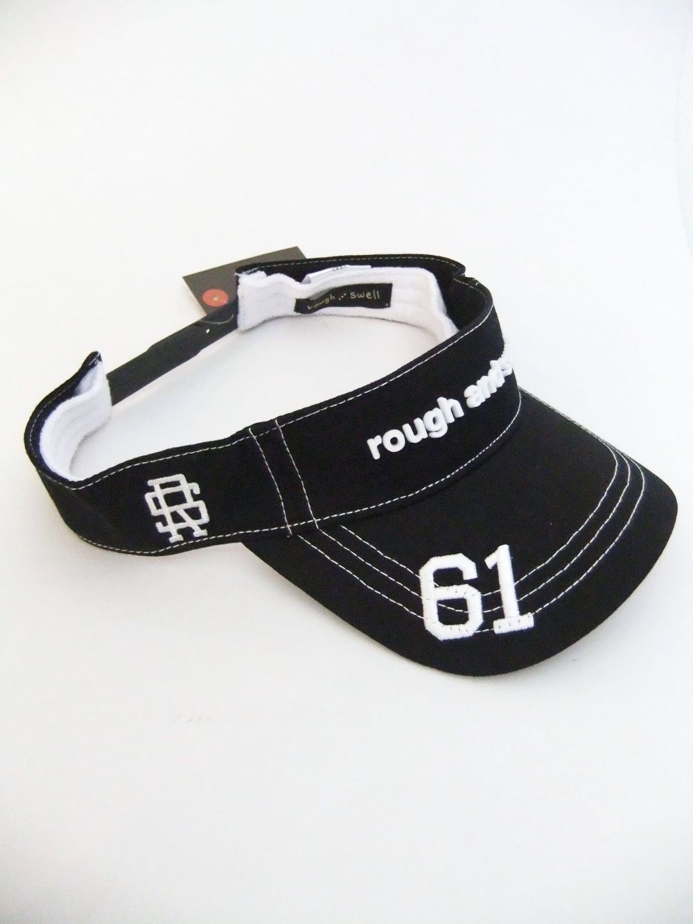 SIMPLE LOGO VISOR ( ブラック) ロゴ入りサンバイザー  RSA-21013