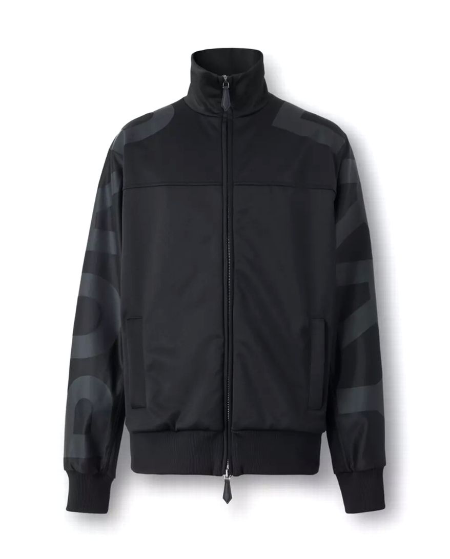 ロゴプリント テクニカルコットン ZIP ジャケット