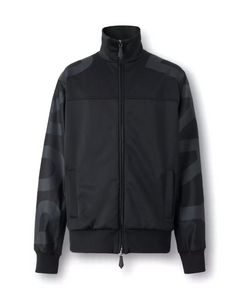 ロゴプリント テクニカルコットン ZIP ジャケット