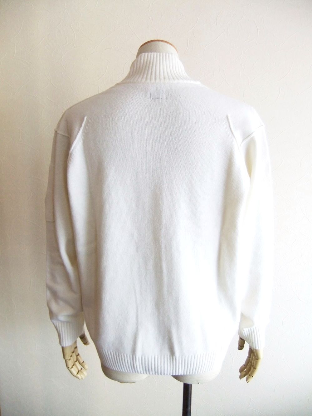 LAMBSWOOL  ZIPPED CARDIGAN     ラムウール カーディガン