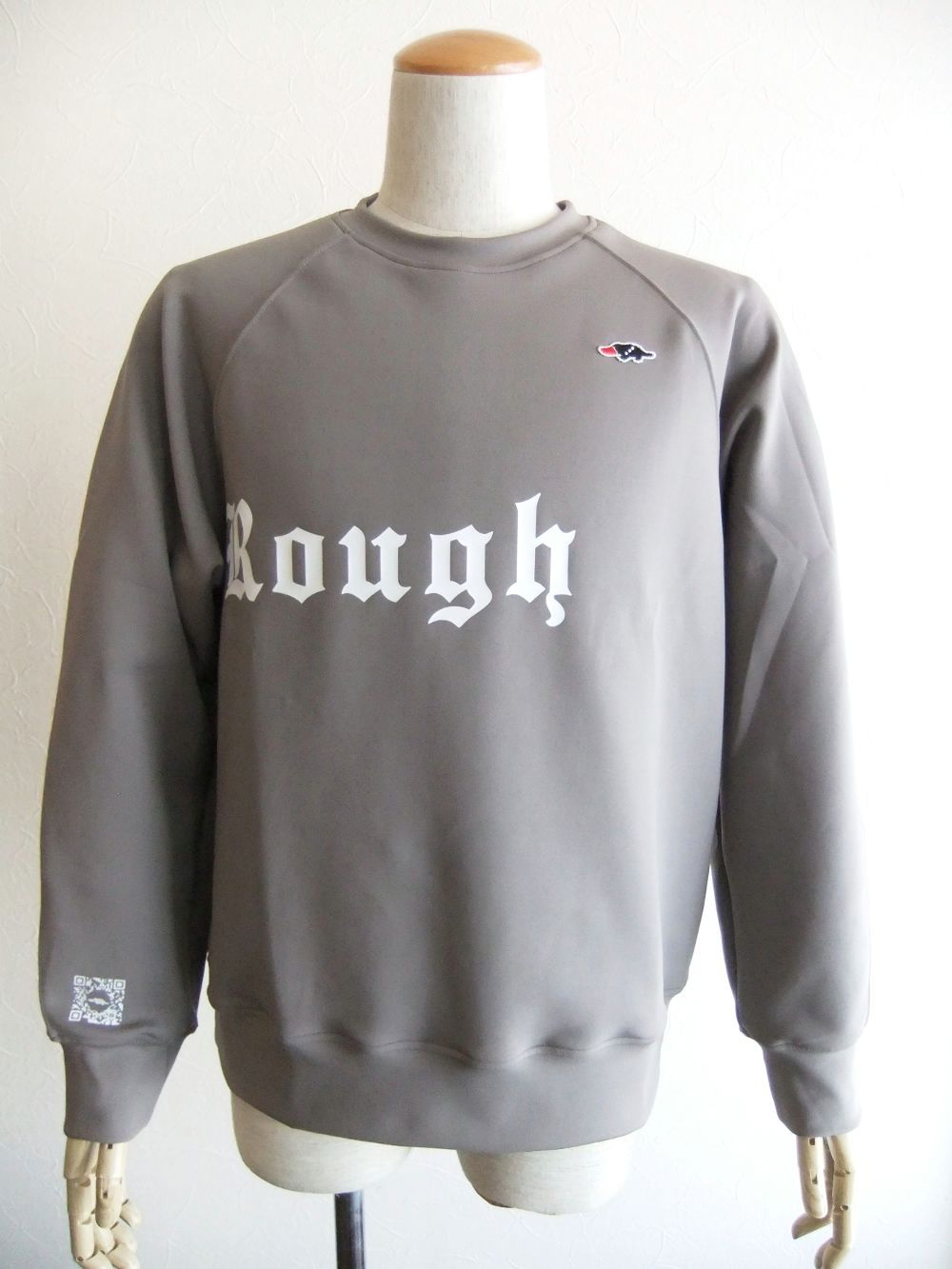 BIG LOGO SWEAT  ロゴ入りスウェットシャツ (ベージュ)  RSM-22205