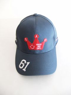 CROWN B.B. CAP  ( ダークブルー )  ロゴ入りキャップ  RSA-22202