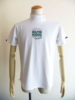 GOLFER KING MOCK  (ホワイト)  半袖モックネック シャツ  RSM-25026
