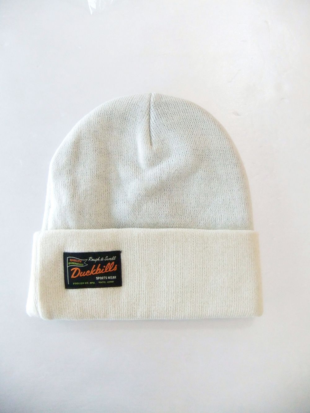 MOON BEANIE   ロゴニットキャップ  ( ホワイト )   RSA-23203