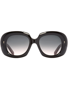CUTLER AND GROSS    9383 ROUND SUNGLASSES-BLACK