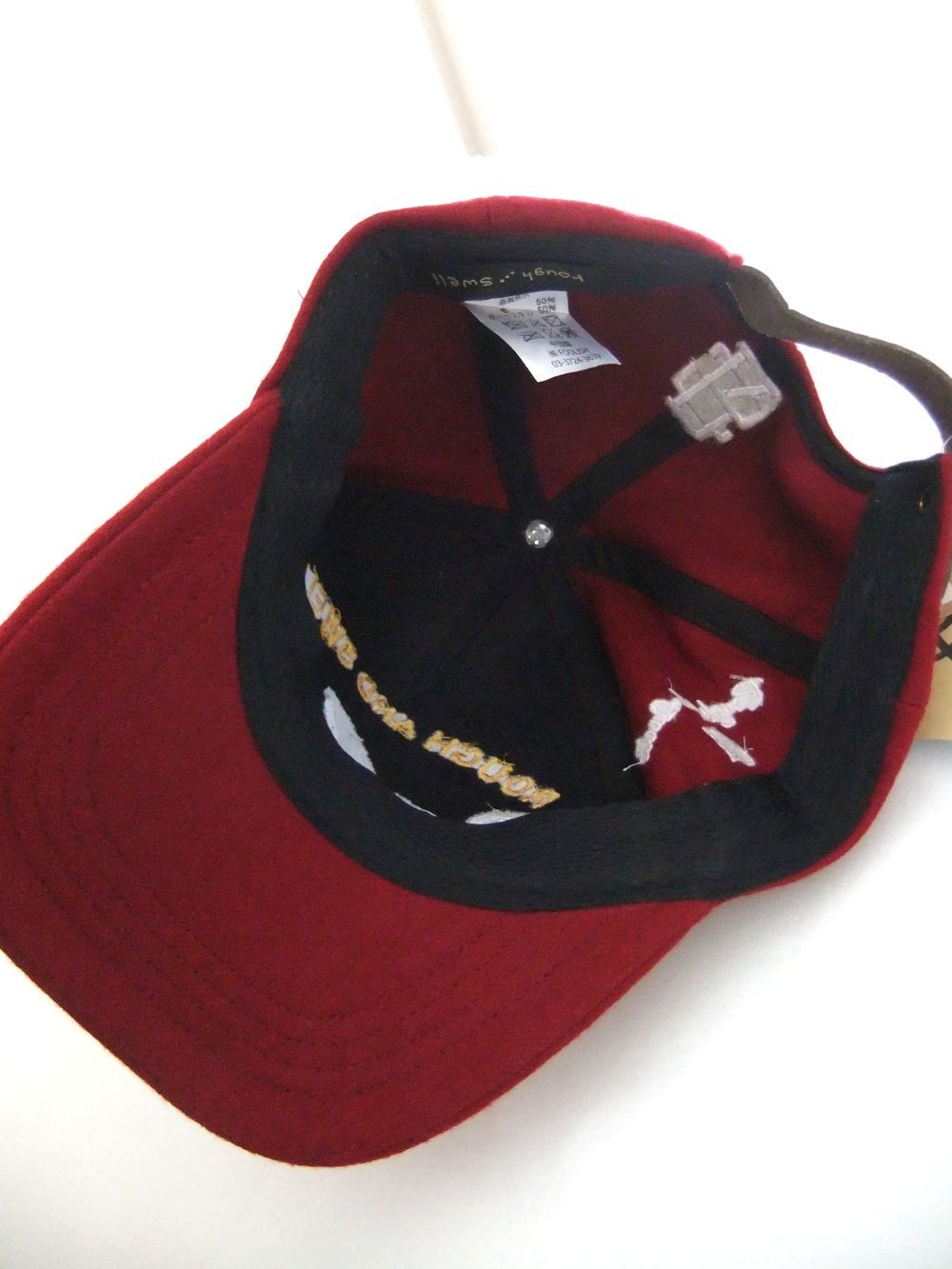 FLANNEL B.B Cap 3   ロゴ入りキャップ ( バーガンディ ) RSA-20203