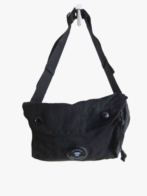 NYLON B LENS WAIST BAG   (ブラック) ミニバッグ