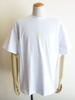 EMBROIDERY ミニ刺繍 ネオンロゴ  T-SHIRT  (ホワイト)   3240MM169