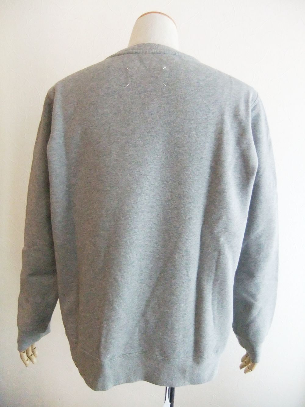 MAISON MARGIELA  クルーネック コットン スウェットシャツ