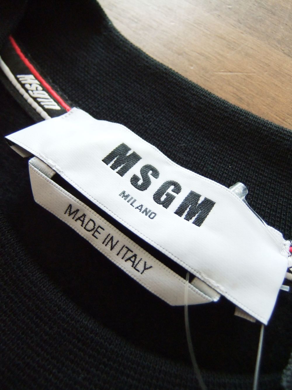 MSGM ロゴ スウェット ( ブラック )  MM170-207599