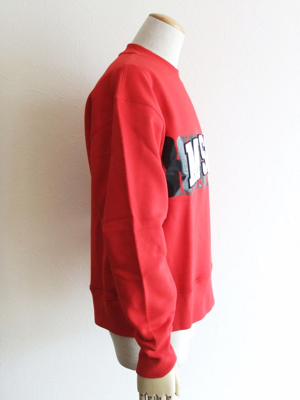 MSGM ロゴ スウェット ( レッド )  MM170-207599