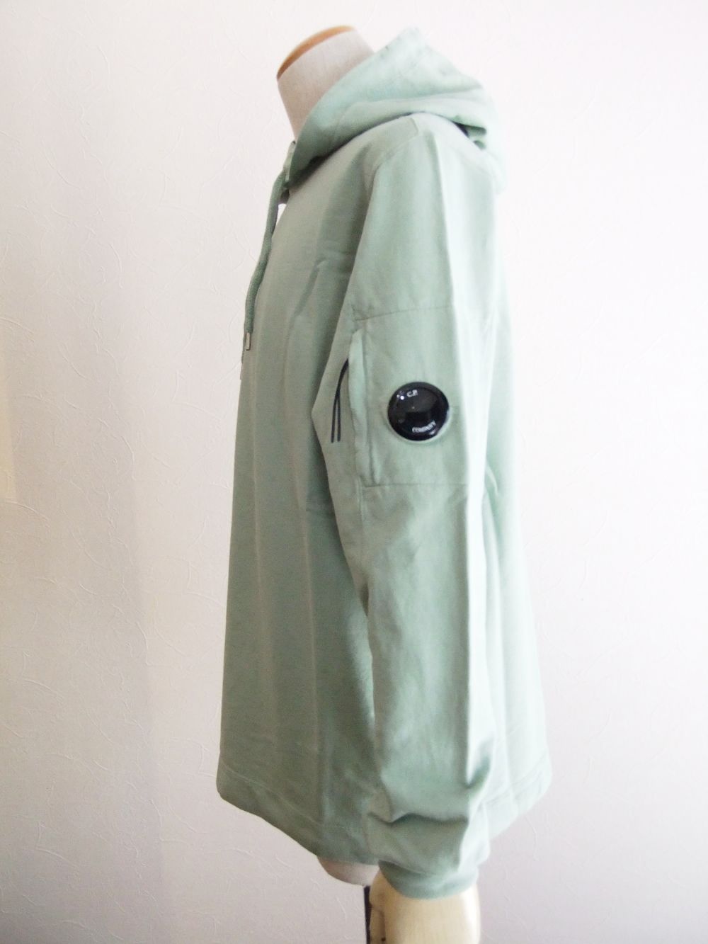 LIGHT FLEECE  SWEAT PARKA   フーデット"スウェット ( グレージュ )  10CMSS07A002246G
