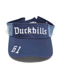 DUCKBILLS SUN VISOR (ブルーグレー) ロゴ入りサンバイザー  RSA-22006