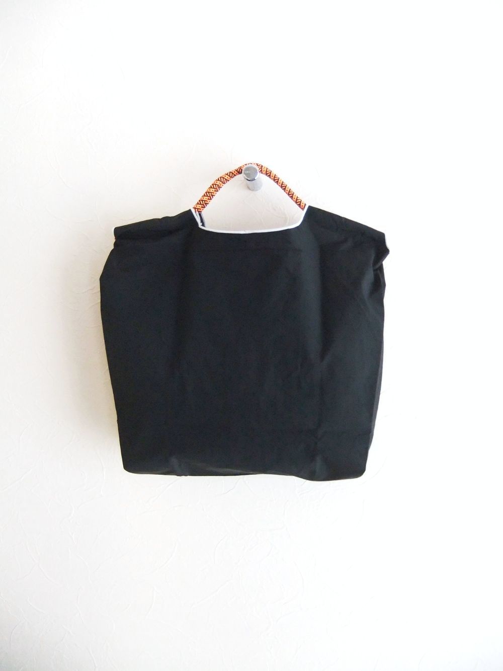 【MICALLE MICALLE Account】 HOMMAGE HORSE PARIS TOTE BAG   (ブラック)  オマージュ トートバッグ  MAD121GDE