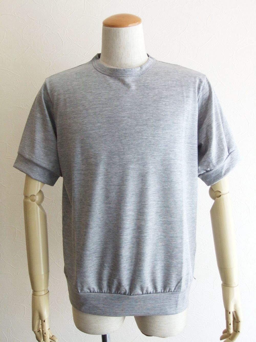 NEBBIOLO 【REDA active】   R6461   (グレー)  クルーネック半袖Tシャツ