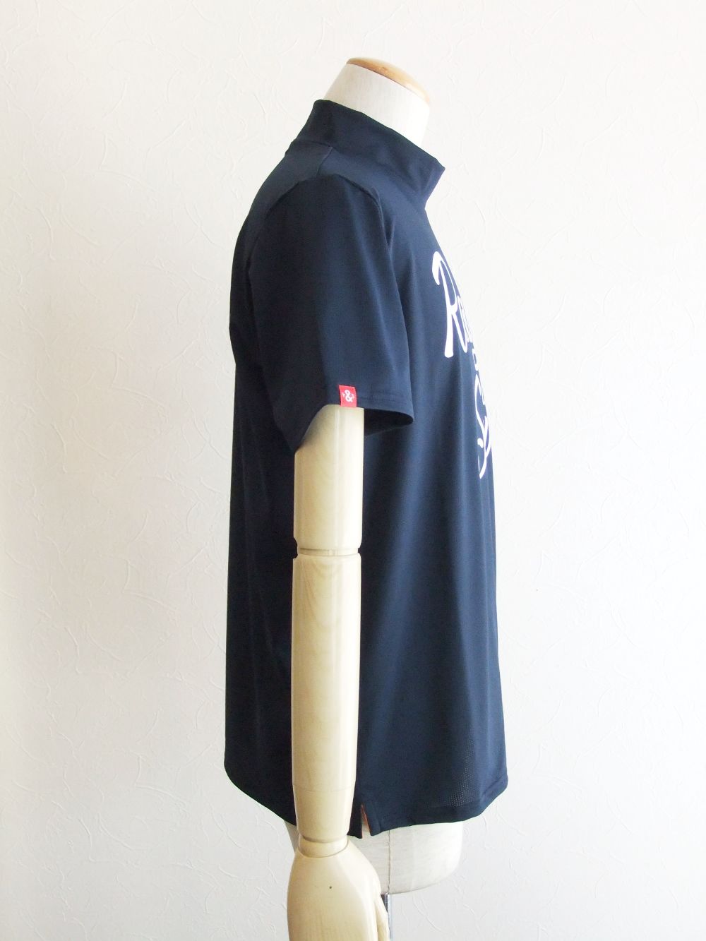 ROYAL MOCK  ( ネイビー )  モックネック 半袖ポロシャツ RSM-21044