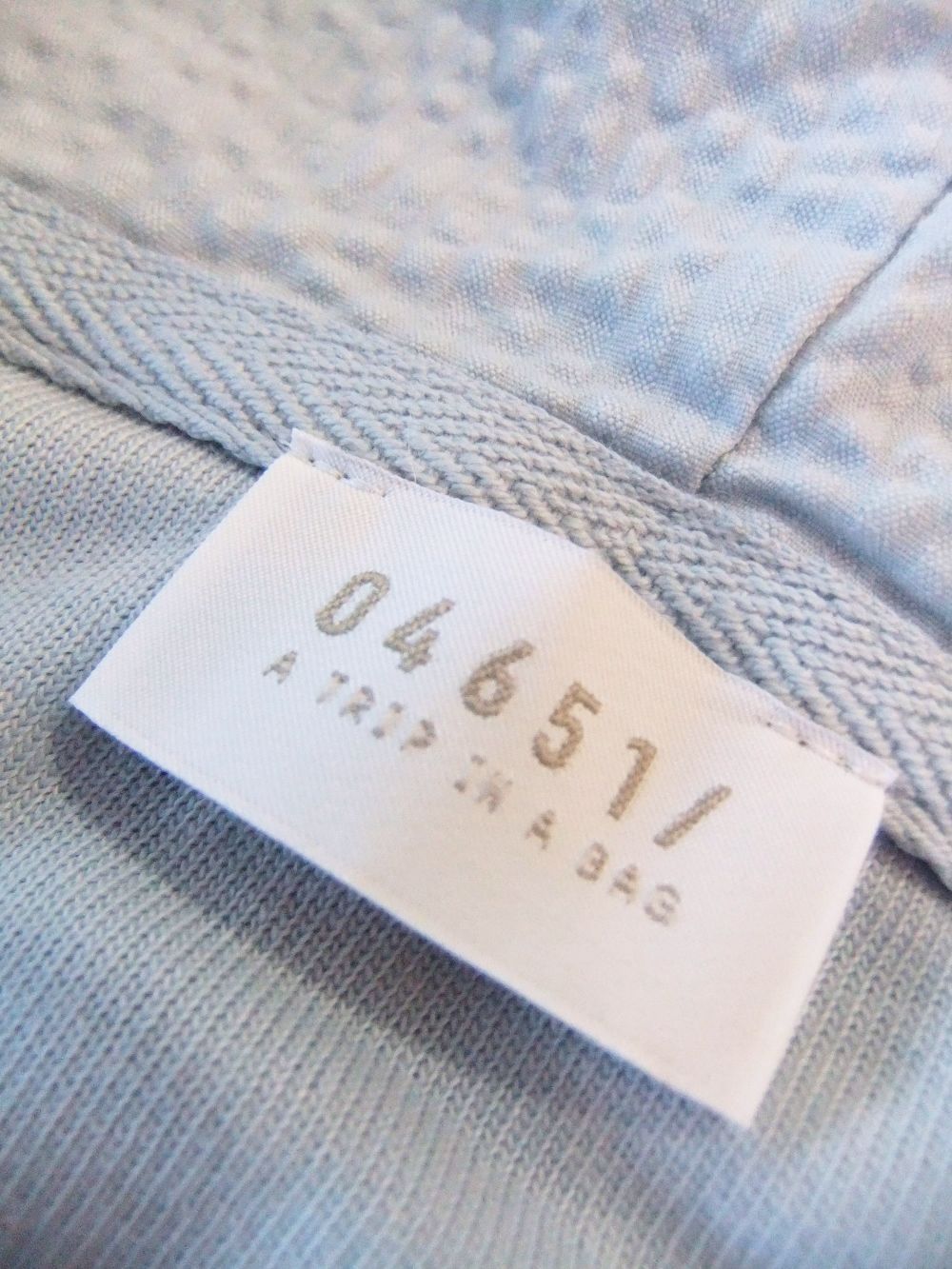 パイル ZIP UP パーカー  (ブルー)