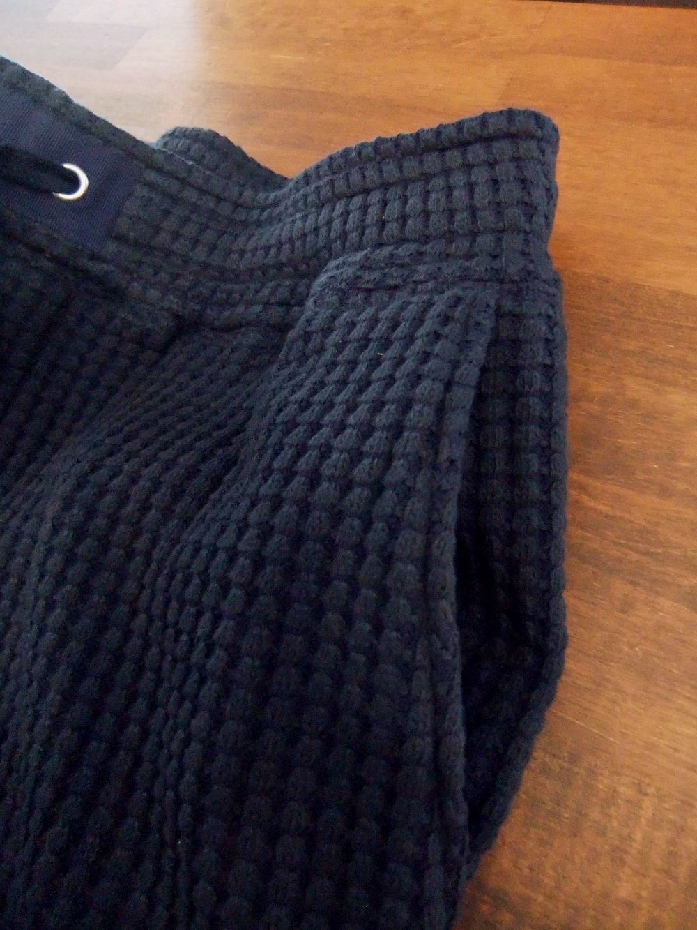 ONI WAFFLE   コットンワッフル ショートパンツ  ( ネイビー )