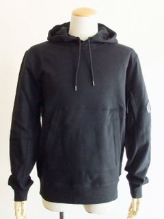 DIAGONAL RAISED FLEECE  HOODIE  (ブラック) フーデッド スウェットシャツ
