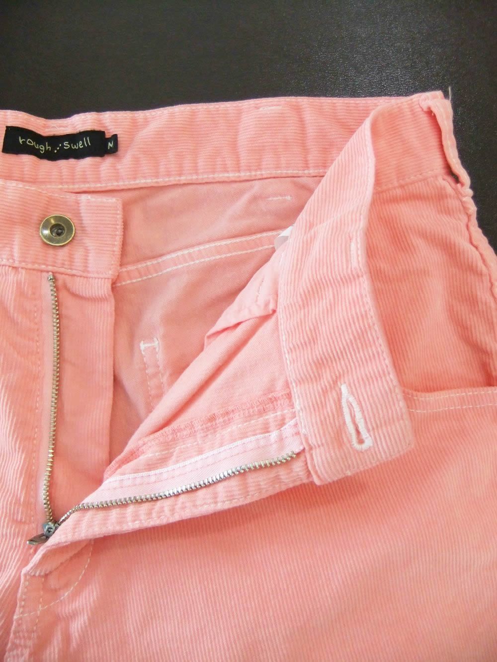 VIRGINIA SHORTS (ピンク)  サマーコーデュロイ ストレッチ ハーフパンツ   RSM-25068