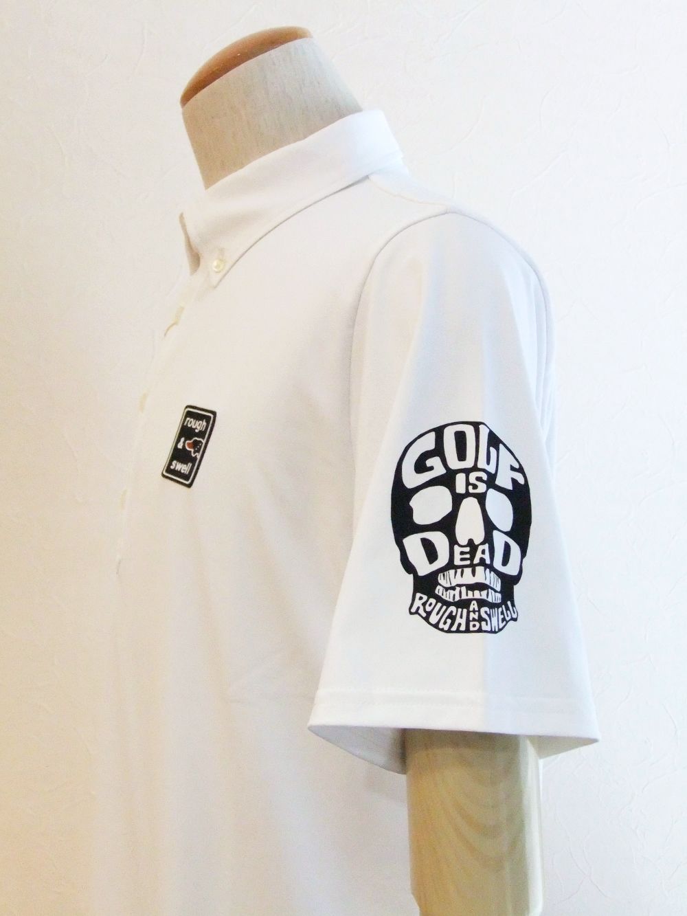 G.I.D.POLO  (ホワイト)   半袖ポロシャツ