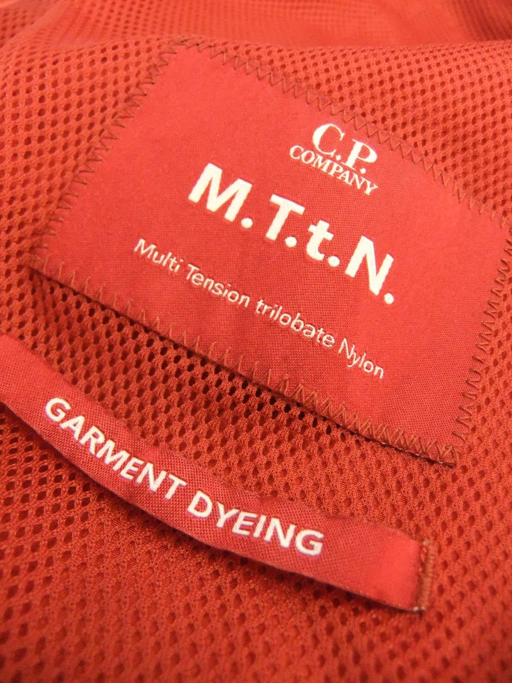 M.T.T.N GOGGLE OVERSHIRT   ナイロン ジップアップ ブルゾン  ( レッド )  09CMOS071A005709G