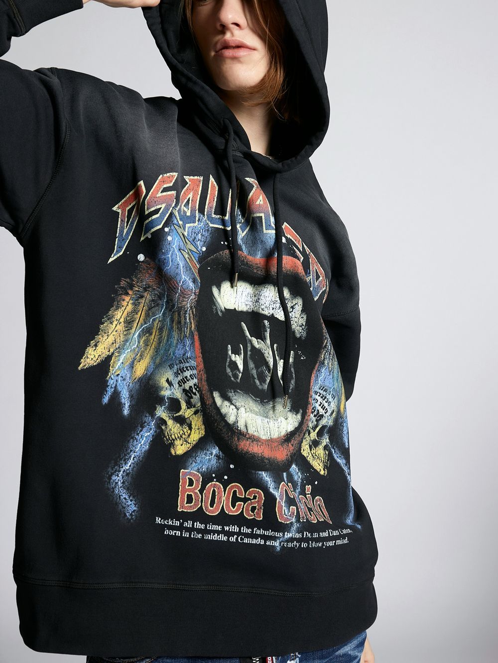 D2 Rock Hoodie  スウェット パーカー S74GU0528