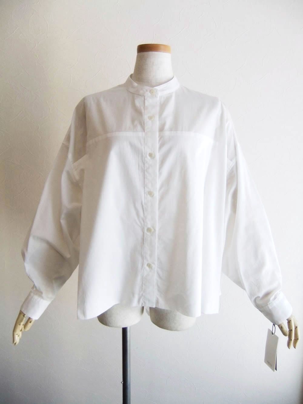 綿ローン ワイド オーバー ブラウス   A149002M