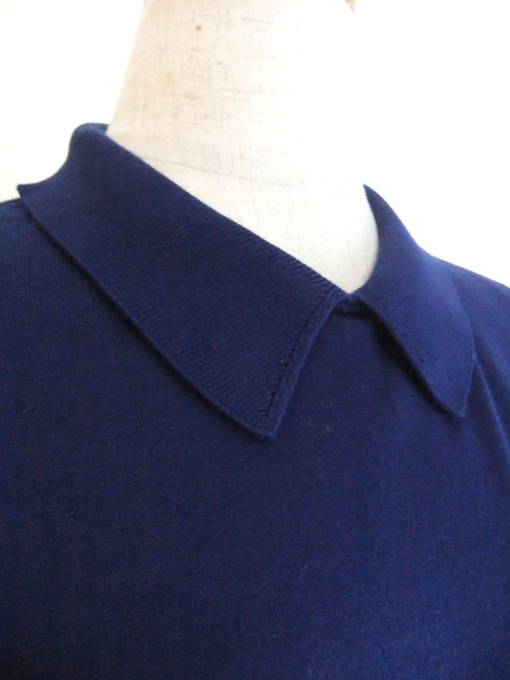 《LADIES》 S4617  30G コットン 半袖ニットポロシャツ