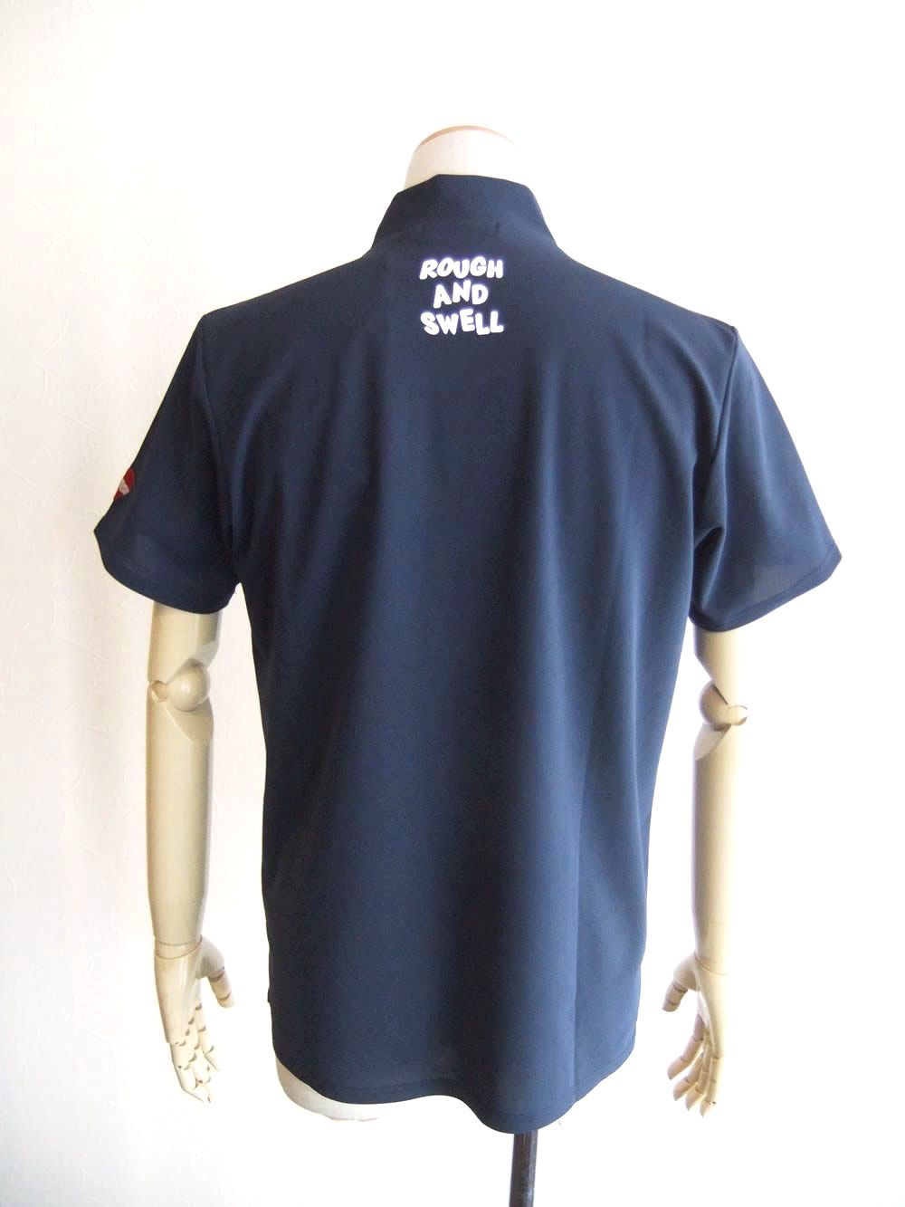 STORAGE BOY MOCK  (ネイビー)  半袖モックネック シャツ  RSM-26028