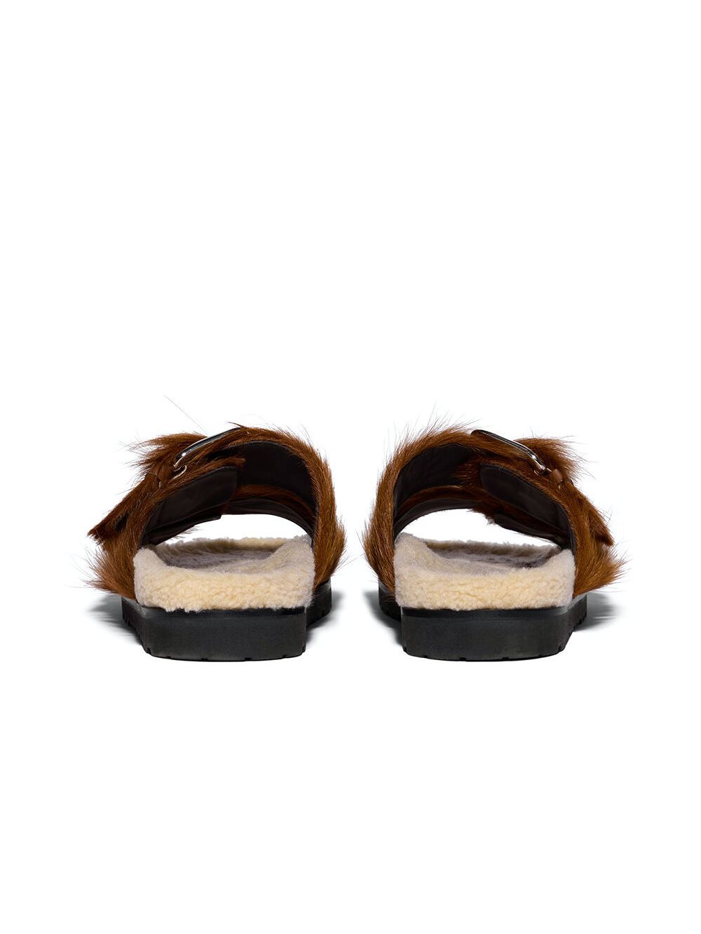 ROCK YOUR ROAD SANDALS   ファー / レザーサンダル