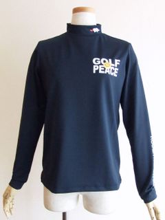 【LADIES】  GOLF PEACE MOCK L.S. W.  (ネイビー) ロゴモックネック   RSL-21221