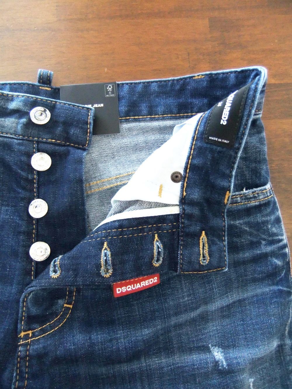 《LADIES》  MEDIUM CLEAN VINTAGE WASH ROADIE JEANS   S75LB0639