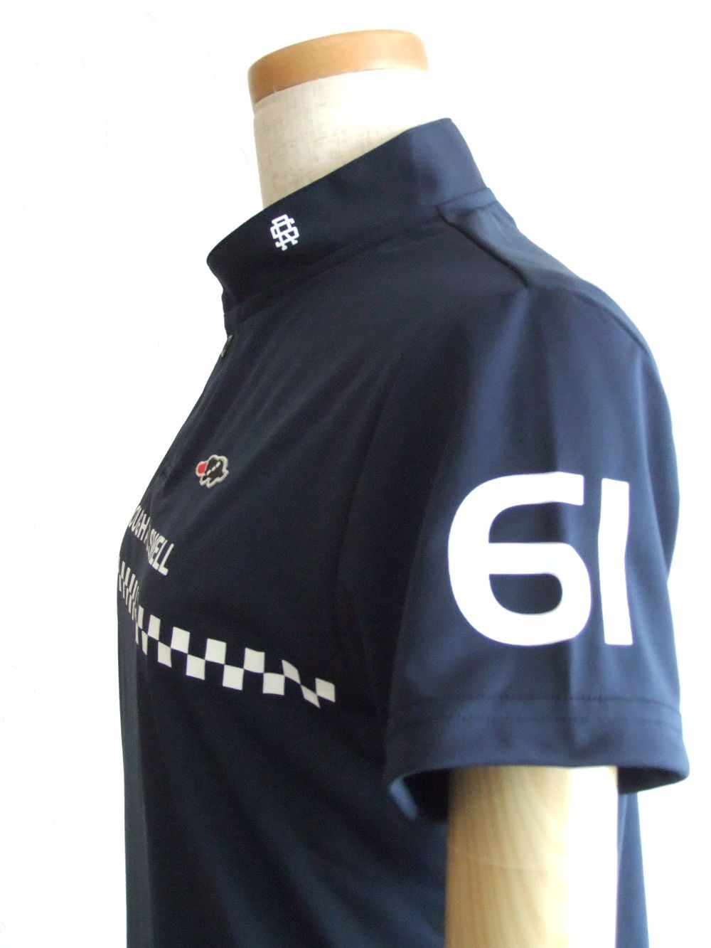 【LADIES】 CIRCUIT ROUGH-NECK W.  (ネイビー)  ロゴ ラフネック   RSL-22024