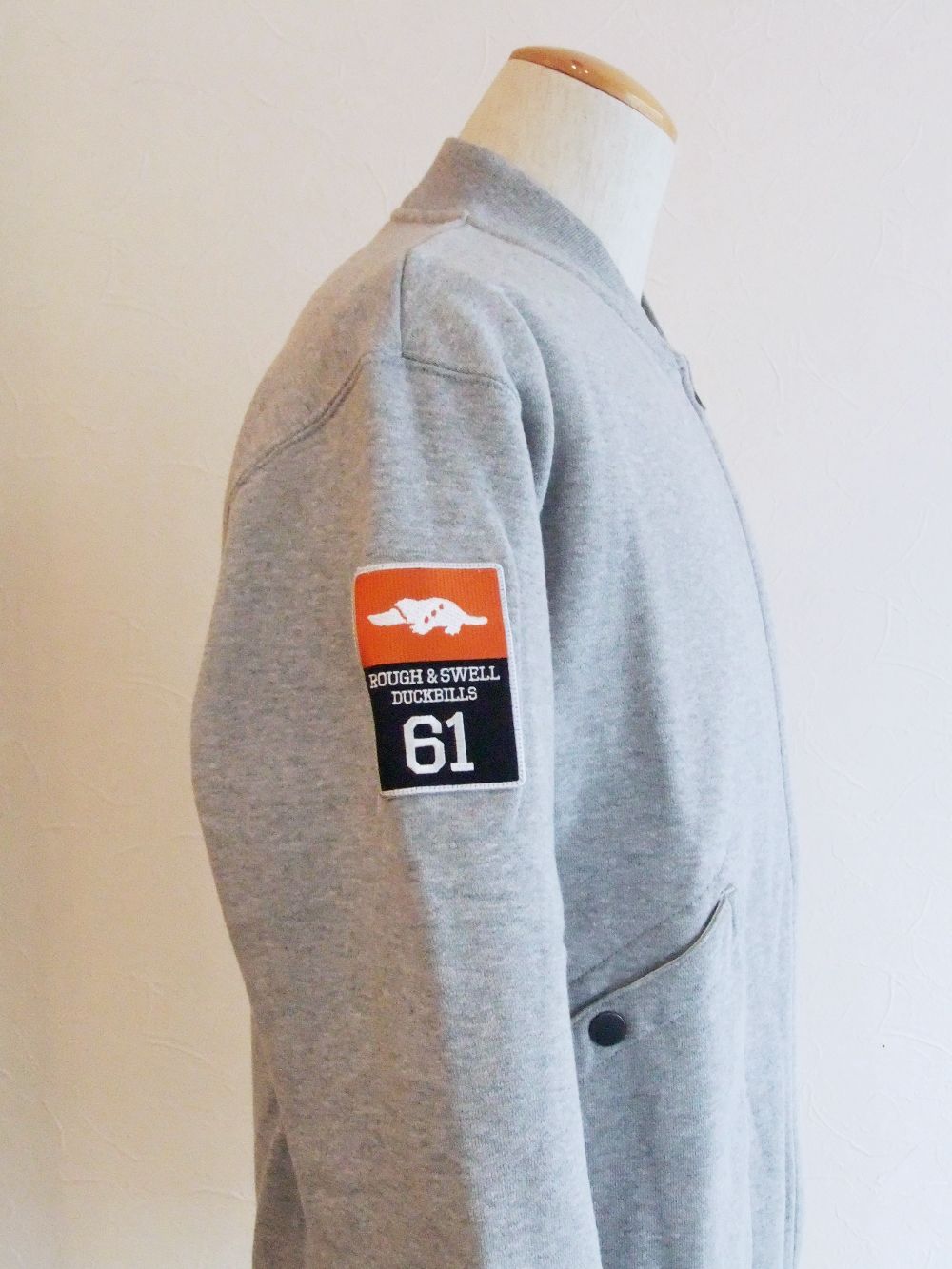 DUCKBILLS TRACK TOP   ロゴ入り トラックジャケット (グレー)   RSM-22235