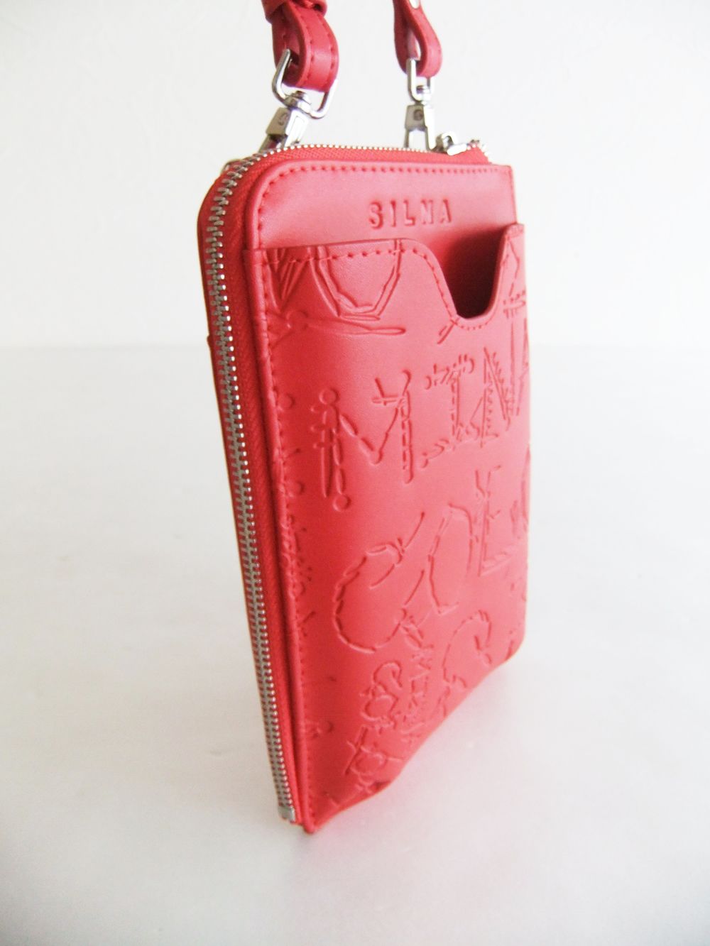 SERENA 2 - MONO PHONE CASE  モバイル ポシェット  (レッド)  SZ1503