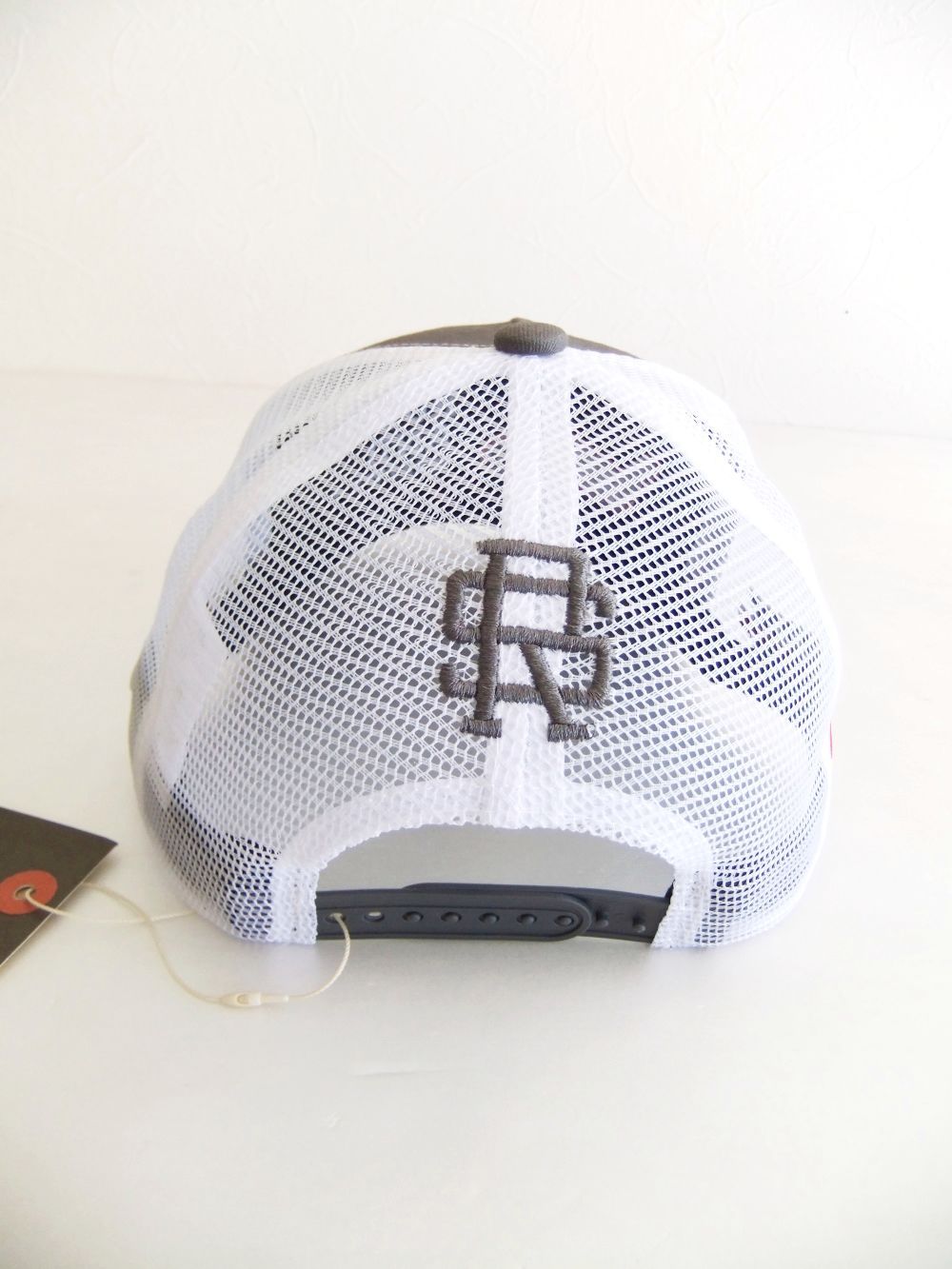 RED IRON MESH CAP  (モカ)   ロゴ入りキャップ    RSA-24005