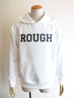 HAZY LOGO HOODIE  (ホワイト) ロゴ入りフーディ   RSM-23036