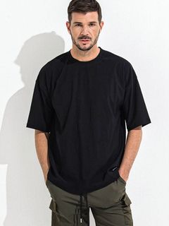 OX JERSEY OVER TEE  (ブラック)   オックス ジャージー オーバーTシャツ