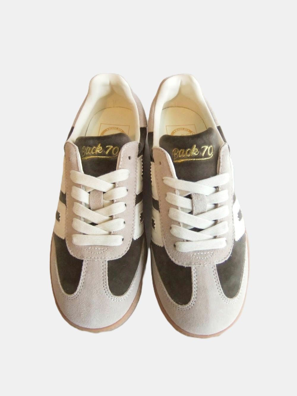 【BACK 70】 CLOUD VELVET TAUPE BUTTER 70   （トープ グレー） クラウド ベルベット スニーカー