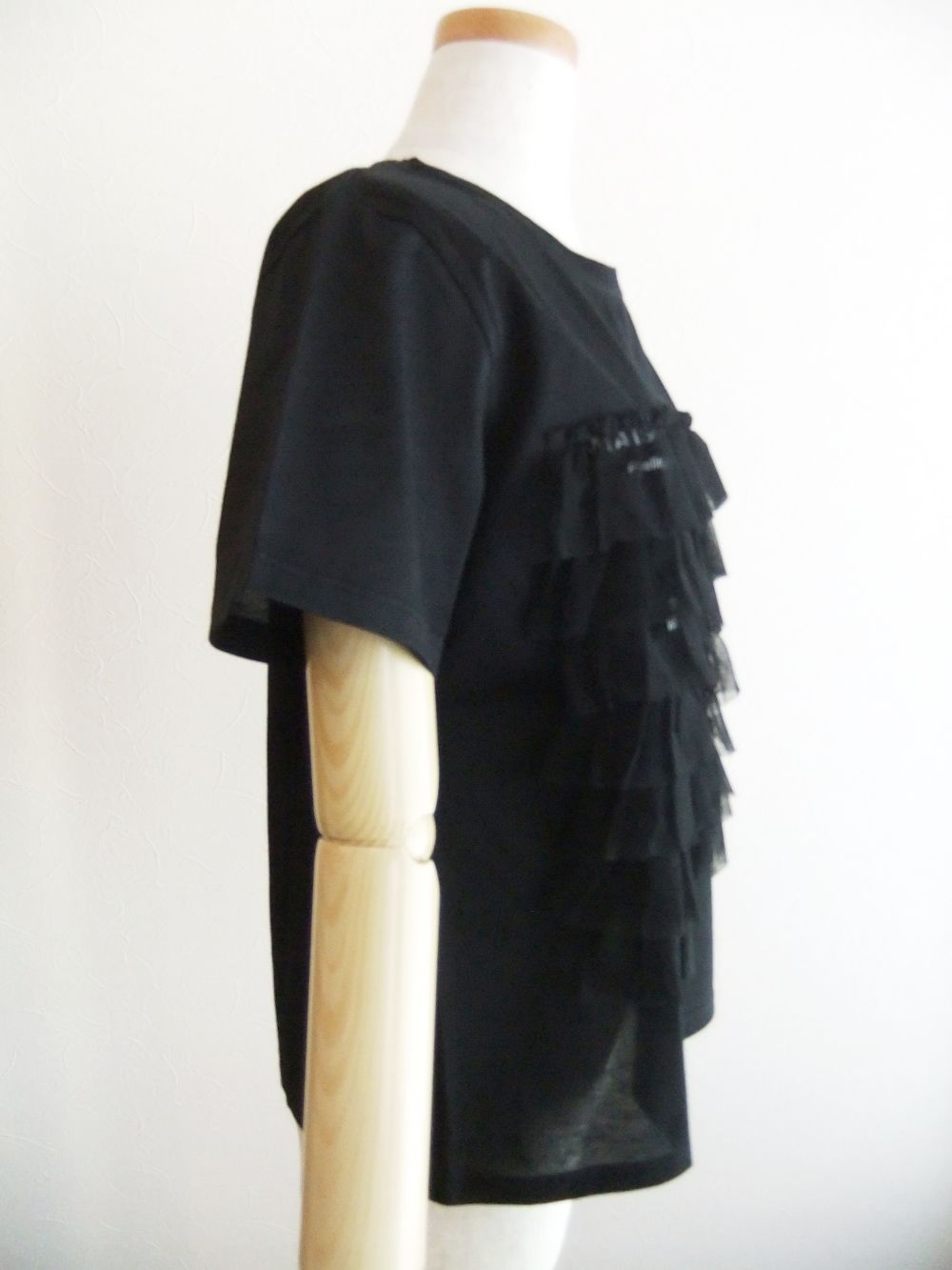 チュールレース ティアード パッチ Tシャツ     MM2336