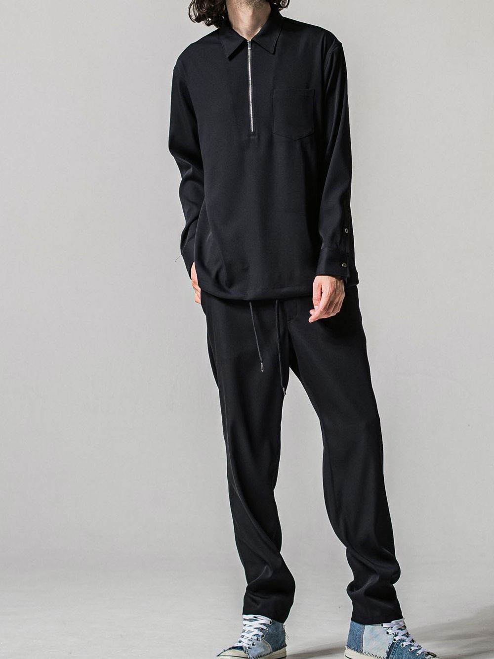 PAT WIDE EASY PANTS  ワイド テーパード イージーパンツ