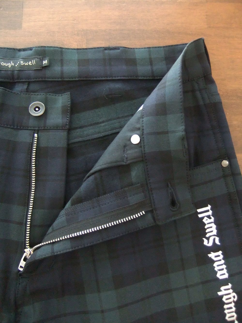 WILLIAM PANTS (ブラックウオッチ)  ストレッチ チェック柄パンツ   RSM-22258
