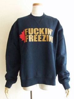 LADIES FUCKIN FREEZIN  スウェットプルオーバー   S80GU0007