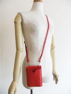 SERENA 2 - MONO PHONE CASE  モバイル ポシェット  (レッド)  SZ1503
