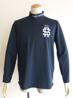 RS LOGO MOCK L.S  ( ネイビー )  モックネック 長袖ポロシャツ  RSM-21230